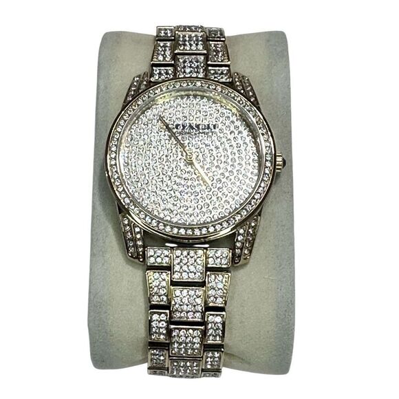 Silver Coach Designer Luxury Watch 17cm Band 38mm Face Diamonds A787 main image 6
